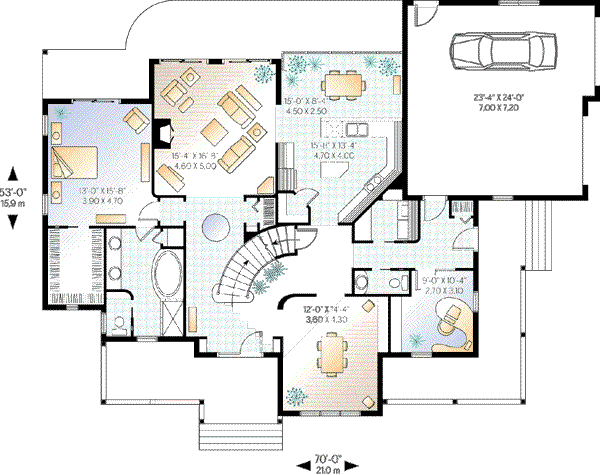main floor house blueprint