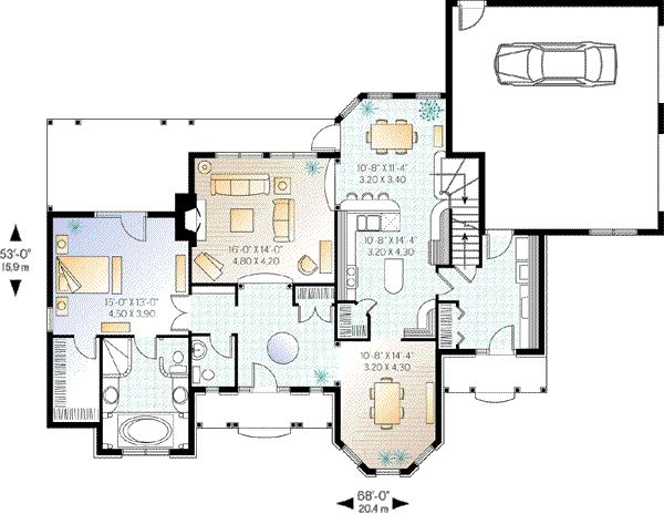 main floor house blueprint