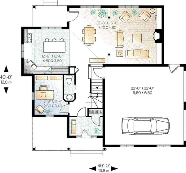 main floor house blueprint