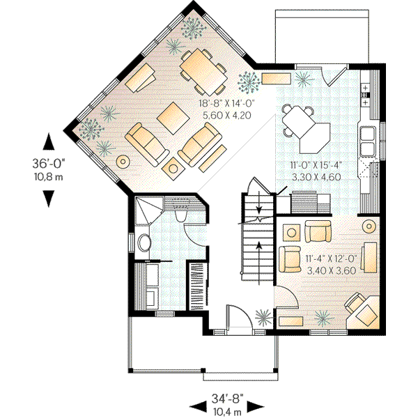 main floor house blueprint