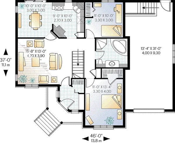 main floor house blueprint
