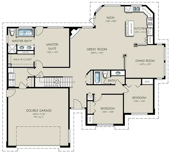 main floor house blueprint