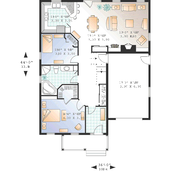 main floor house blueprint