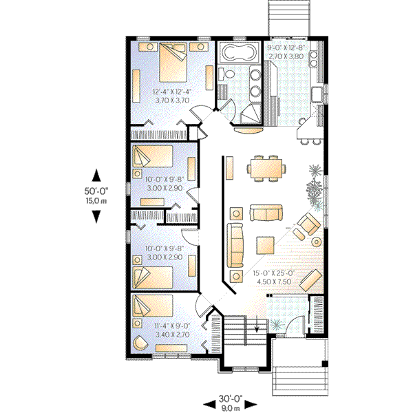 main floor house blueprint