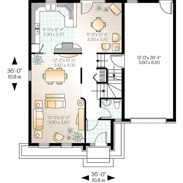 main floor house blueprint