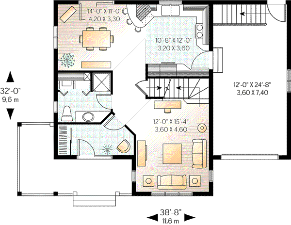 main floor house blueprint