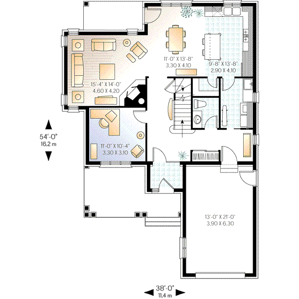 main floor house blueprint