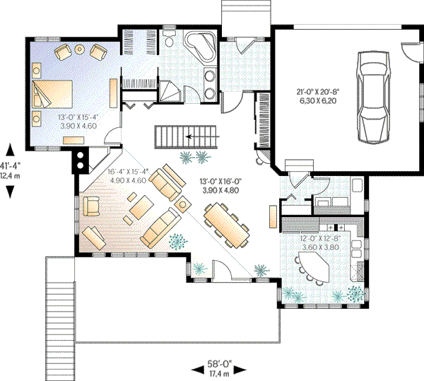 main floor house blueprint