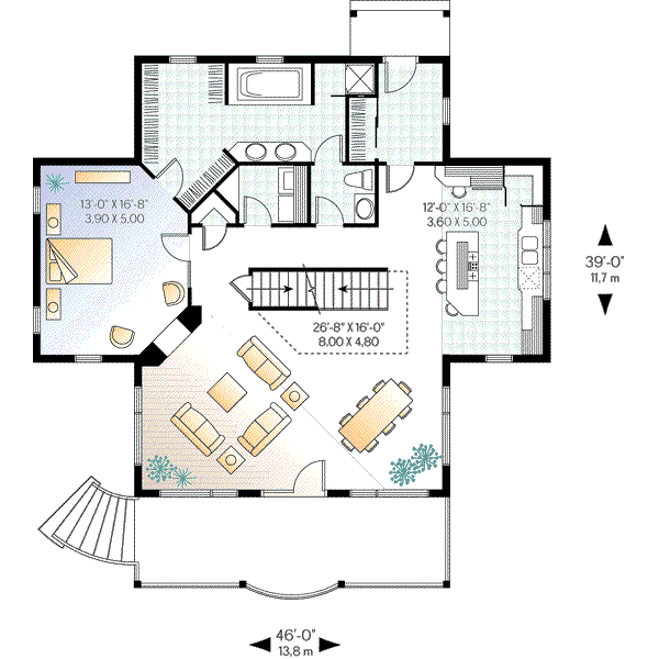 main floor house blueprint