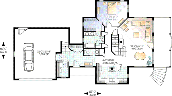 main floor house blueprint