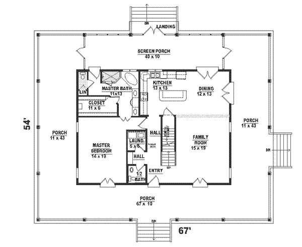 main floor house blueprint