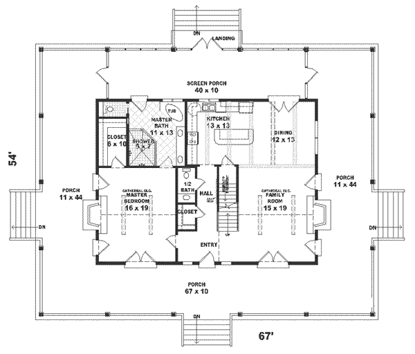 main floor house blueprint