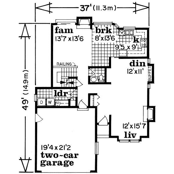 main floor house blueprint