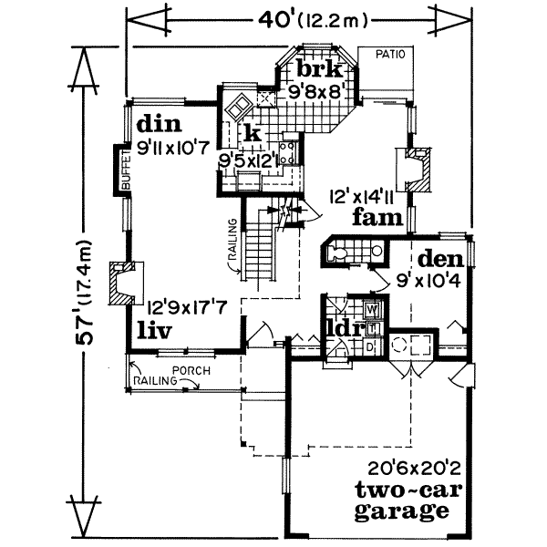 main floor house blueprint