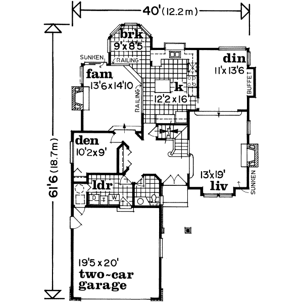 main floor house blueprint