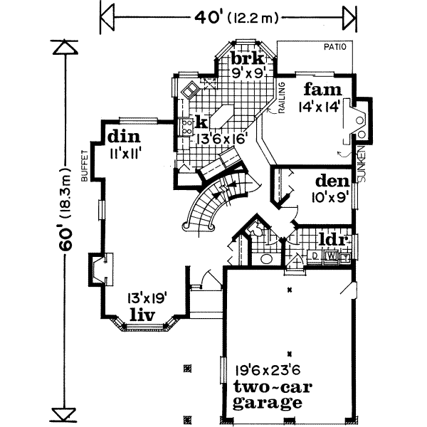 main floor house blueprint