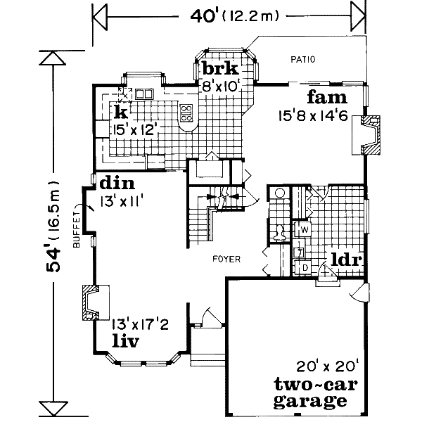 main floor house blueprint