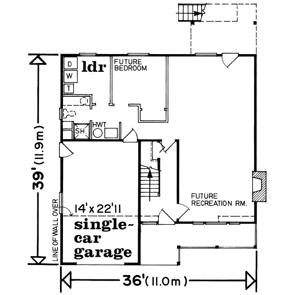 main floor house blueprint