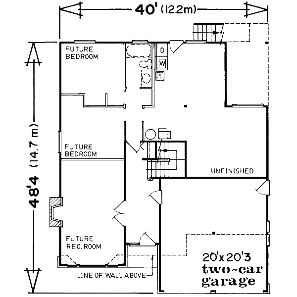 main floor house blueprint