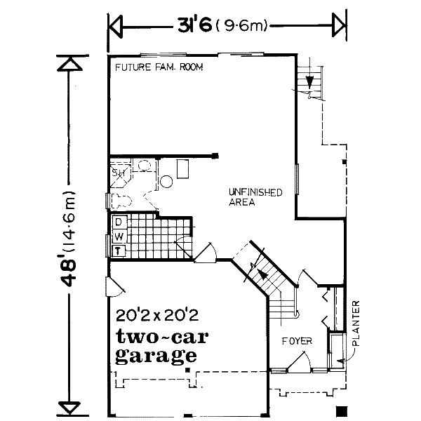 main floor house blueprint