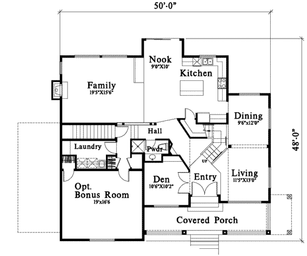 main floor house blueprint