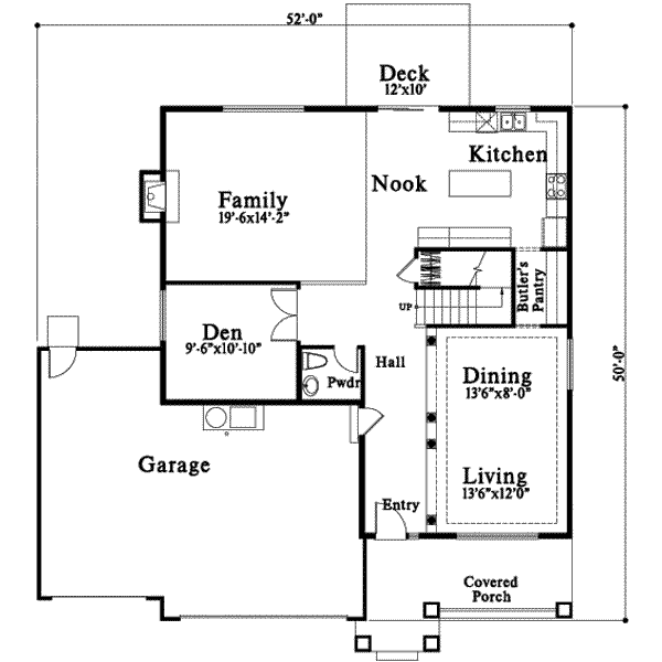 main floor house blueprint