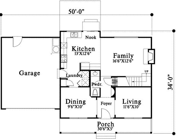 main floor house blueprint