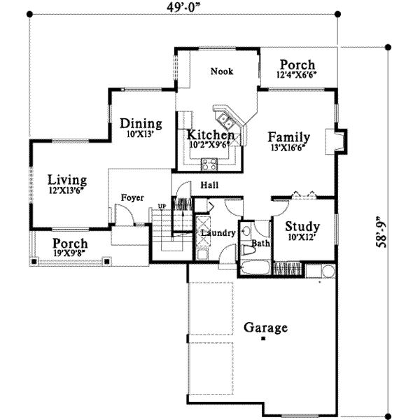 main floor house blueprint