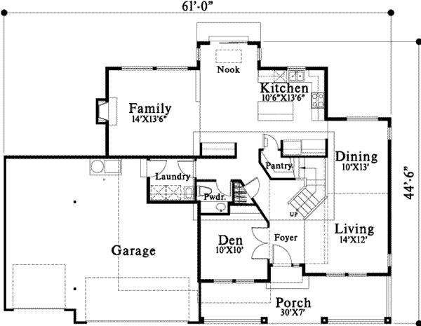 main floor house blueprint