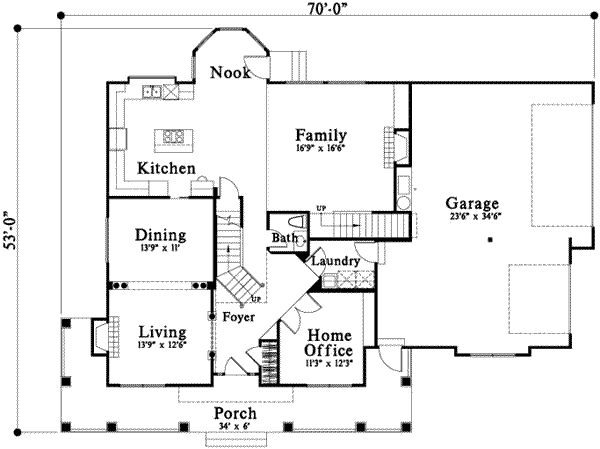 main floor house blueprint