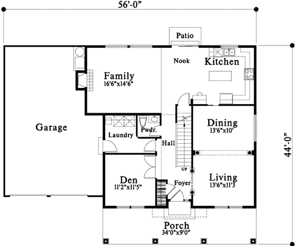 main floor house blueprint
