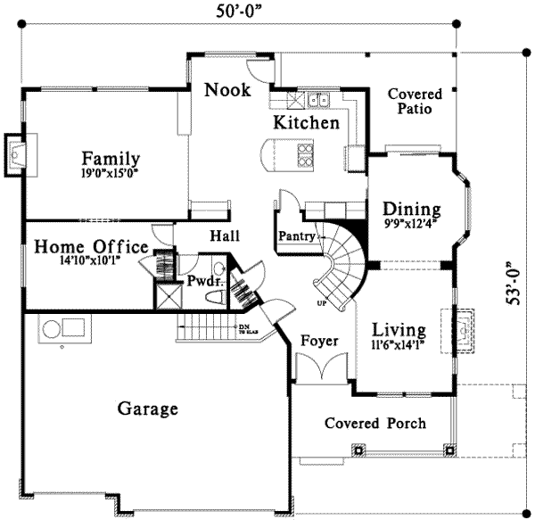 main floor house blueprint