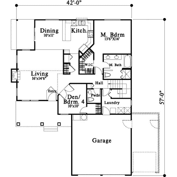 main floor house blueprint