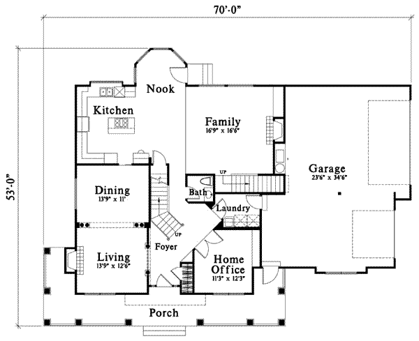 main floor house blueprint