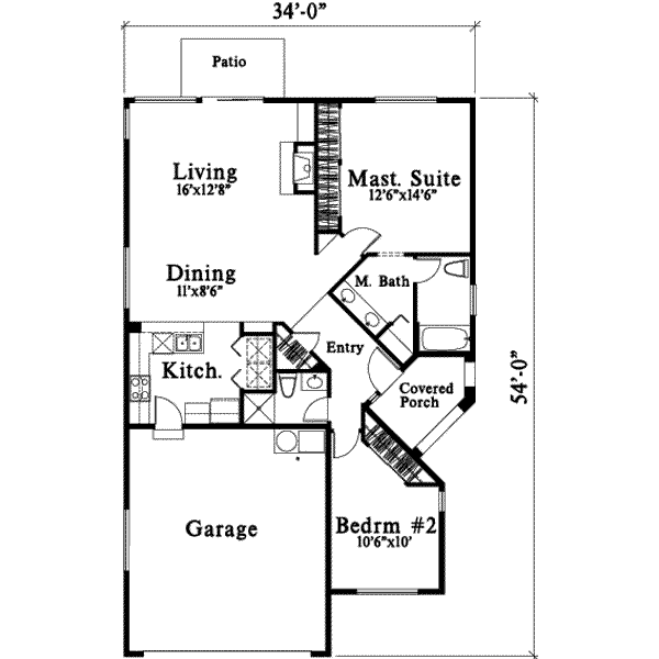 main floor house blueprint