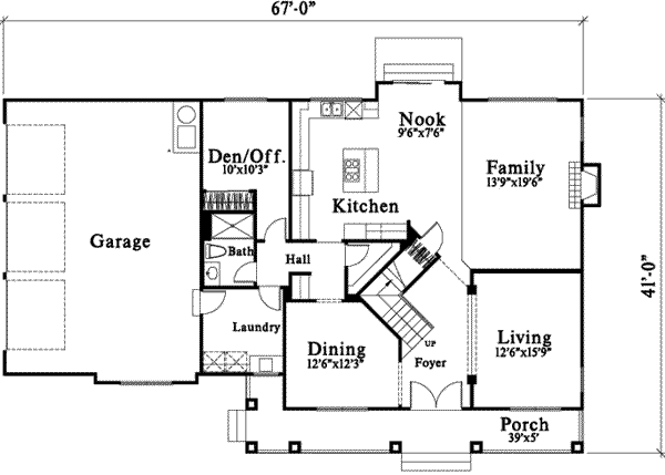 main floor house blueprint