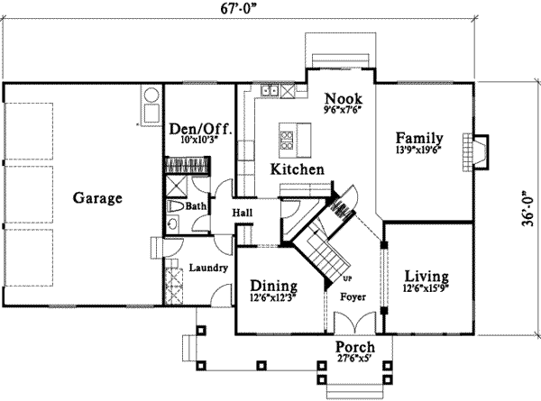main floor house blueprint