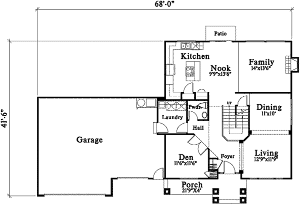 main floor house blueprint