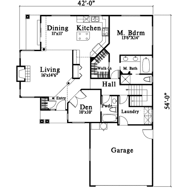 main floor house blueprint