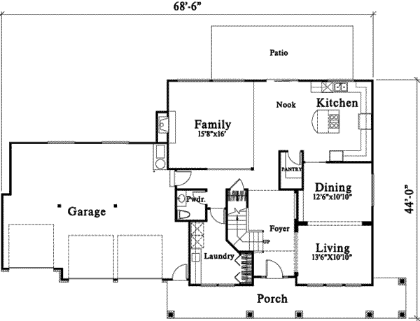 main floor house blueprint