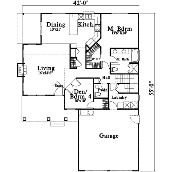 main floor house blueprint