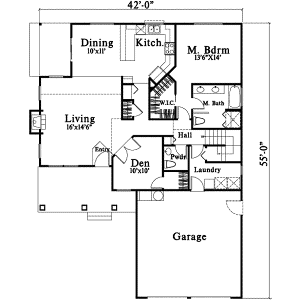 main floor house blueprint