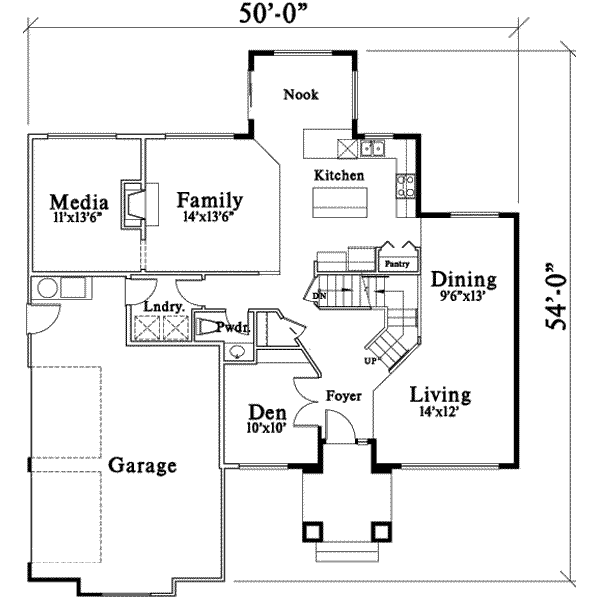 main floor house blueprint