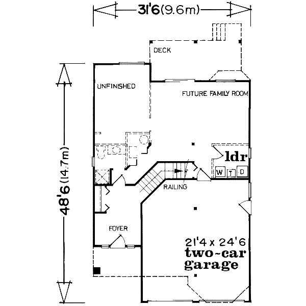 main floor house blueprint