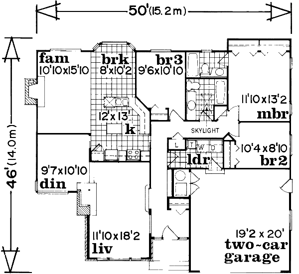 main floor house blueprint