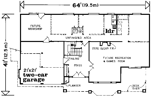 main floor house blueprint