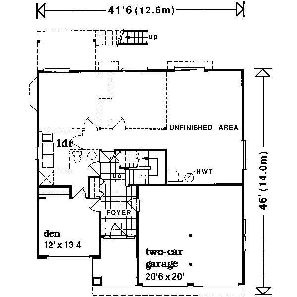 main floor house blueprint