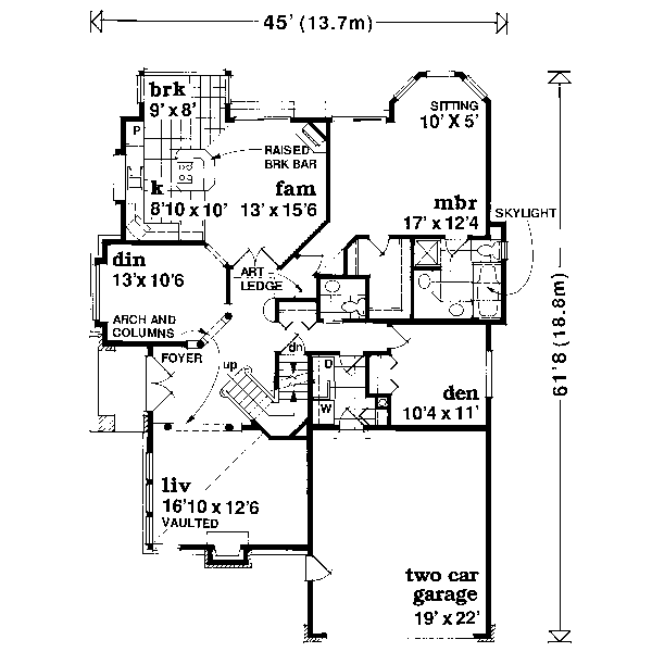 main floor house blueprint