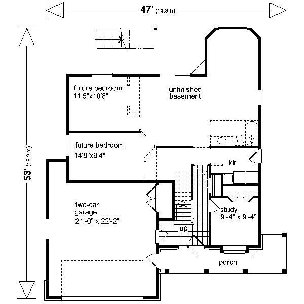 main floor house blueprint