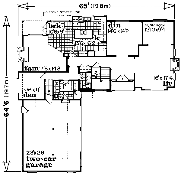 main floor house blueprint